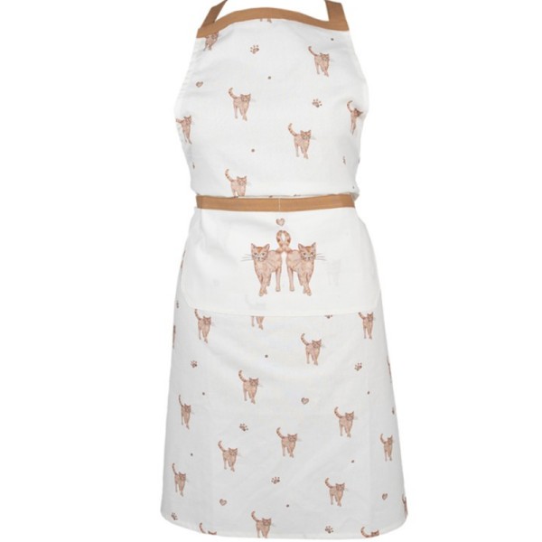 Apron with Ginger Cats