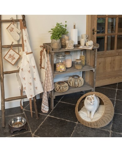 Schort met Rode Katten Schort met Rode Katten