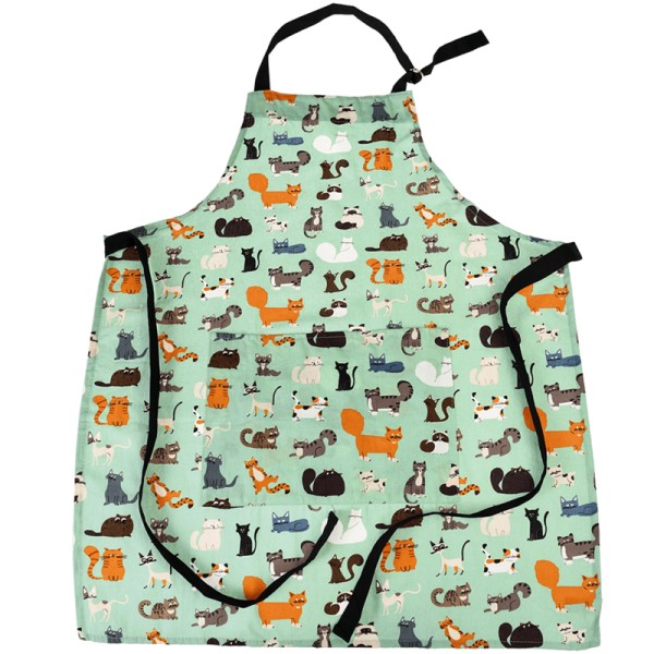 Recycled Cotton Apron Nine Lives