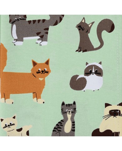 Recycled Cotton Apron Nine Lives