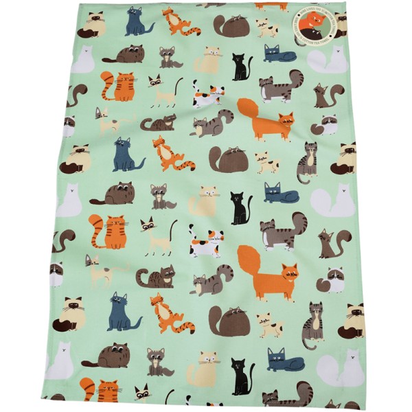 Tea Towel Nine Lives