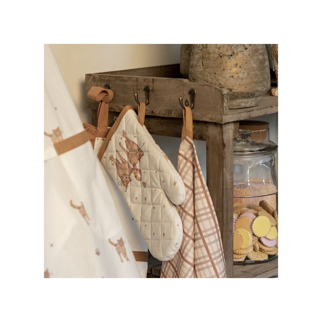 Ovenwant met Rode Katten