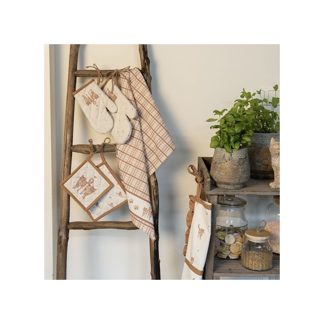 Ovenwant met Rode Katten