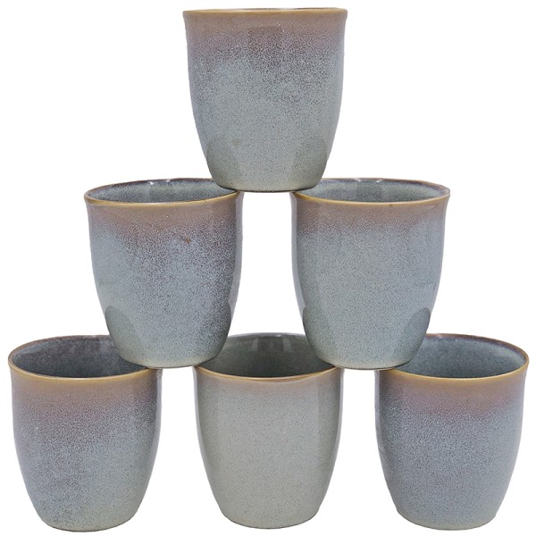 Boho Cup Set Reactive Glaze