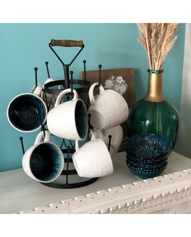 Getextureerde Reactief Glazuur Mokken Getextureerde Reactief Glazuur Mokken