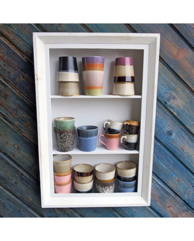 Retro Espressokopje Set Roze Retro Espressokopje Set Roze