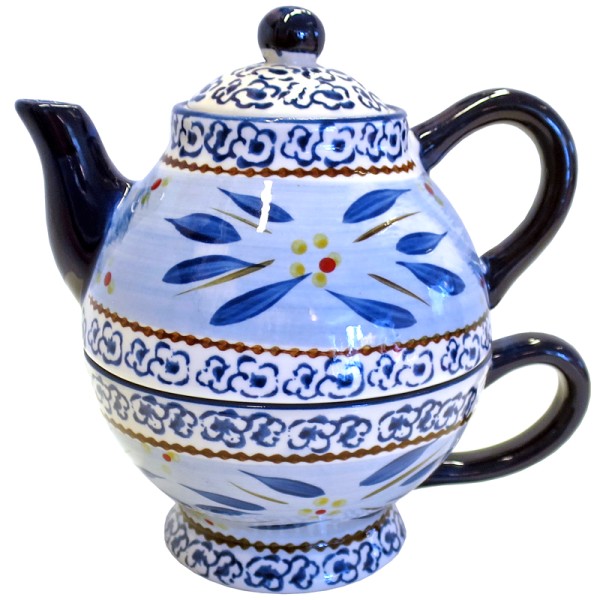 'Tea for One' Old World Blue