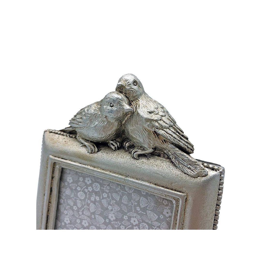 Zilveren Fotolijst met Vogeltjes