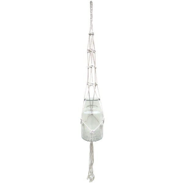 Hangende Macramé Terrarium