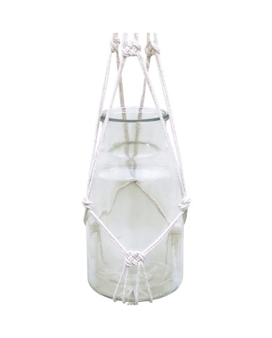 Hanging Macramé Terrarium