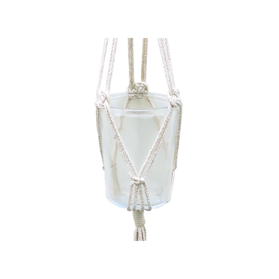 Hangende Macramé Terrarium