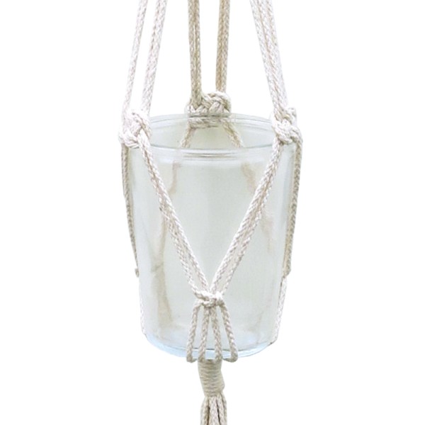 Hangende Macramé Terrarium