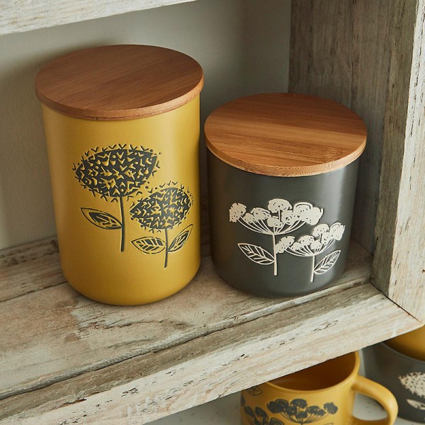 Ceramic Retro Meadow Canister