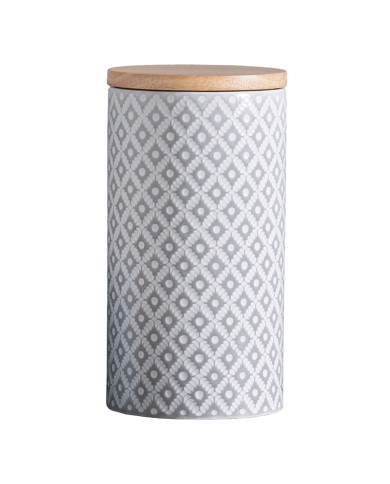 Ceramic Geometric Canister