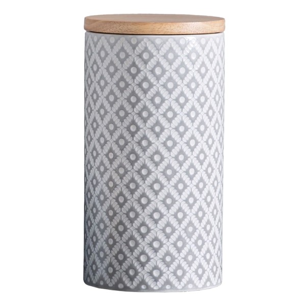 Ceramic Geometric Canister