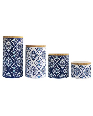 Ceramic Canister Damask