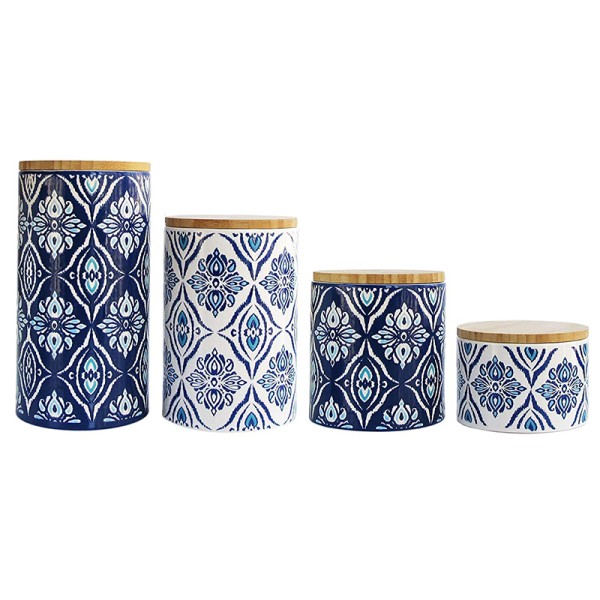 Ceramic Canister Damask