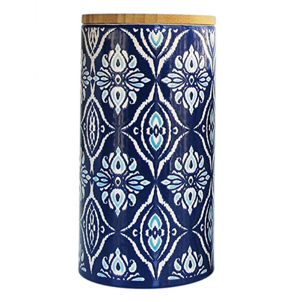 Ceramic Canister Damask