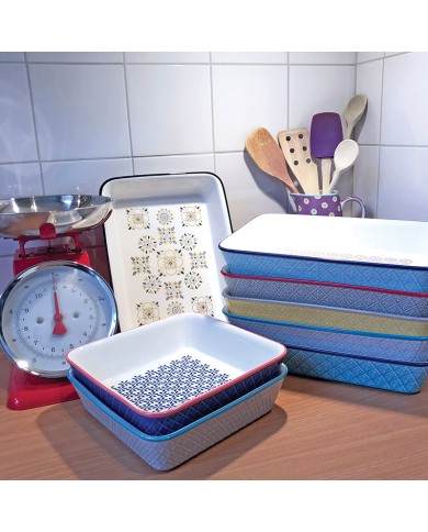 Burano Oven Dish in Mosaic