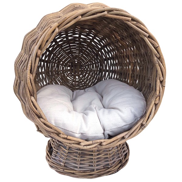 Kubu Rattan Cat Basket