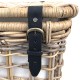 Rattan Laundry Basket on Wheels