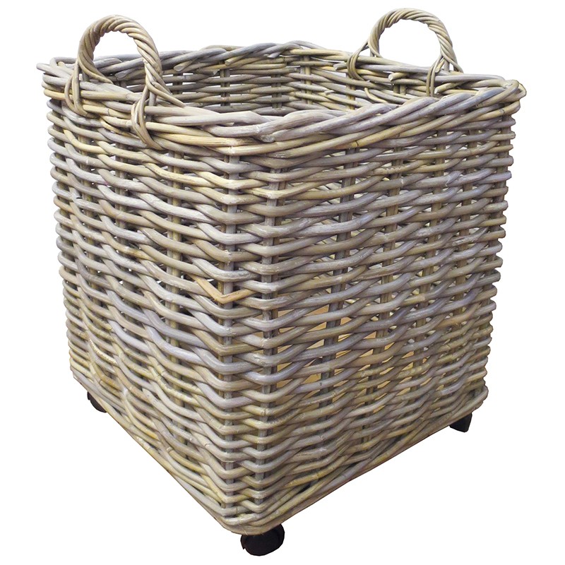 7H SEVEN HOUSE Mesa Plegable de Bambú Barnizada Biano 60x60x75cm 7house