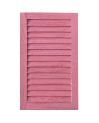 Wooden Louvre Shutter Pinkwash