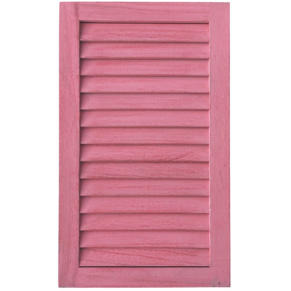 Wooden Louvre Shutter Pinkwash