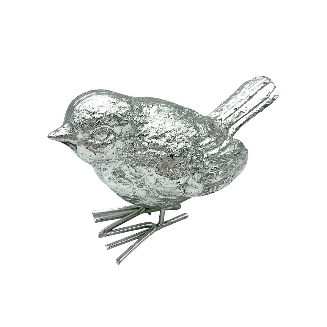 Zilveren Vogels Ornamenten Klein Zilveren Vogels Ornamenten Klein