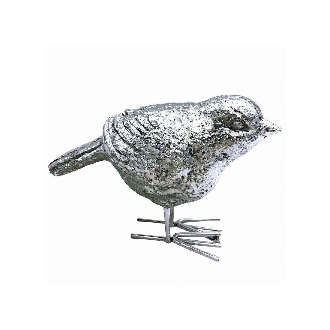 Silver Bird Ornaments Small