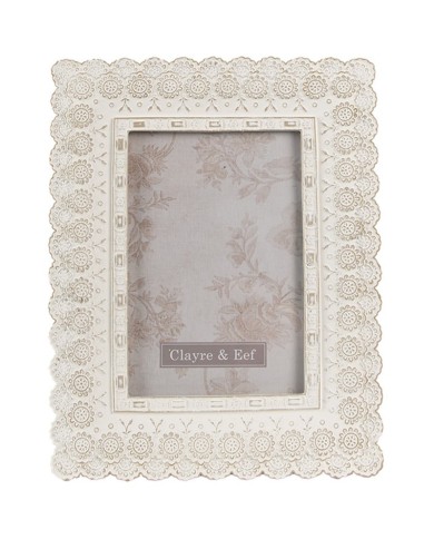 Decorative Photo Frame in White