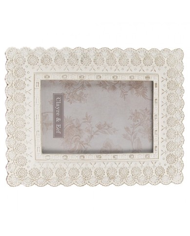 Decoratieve Fotolijst in Wit