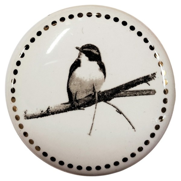 Furniture Knob with Bird