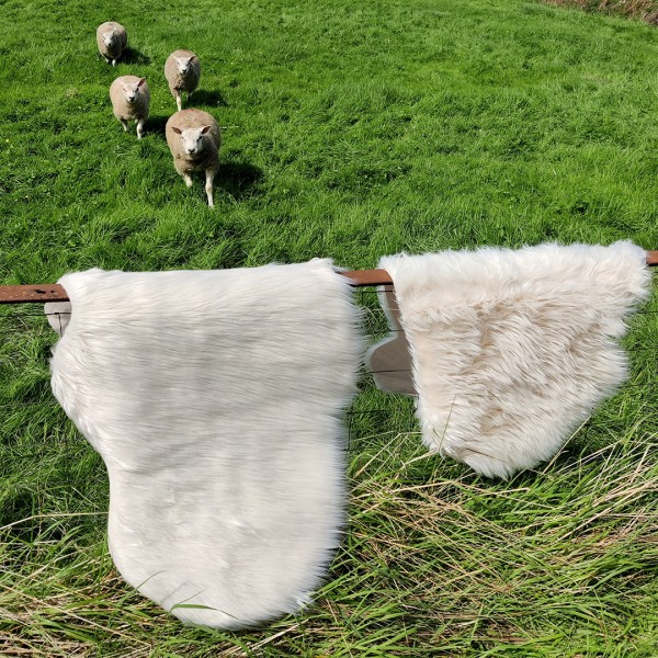 White Faux Sheepskin Rug