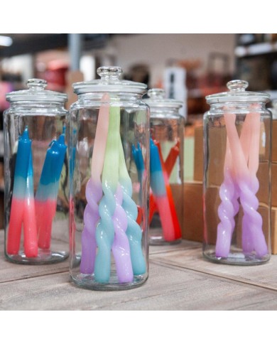 Dinner Candles Dip Dye