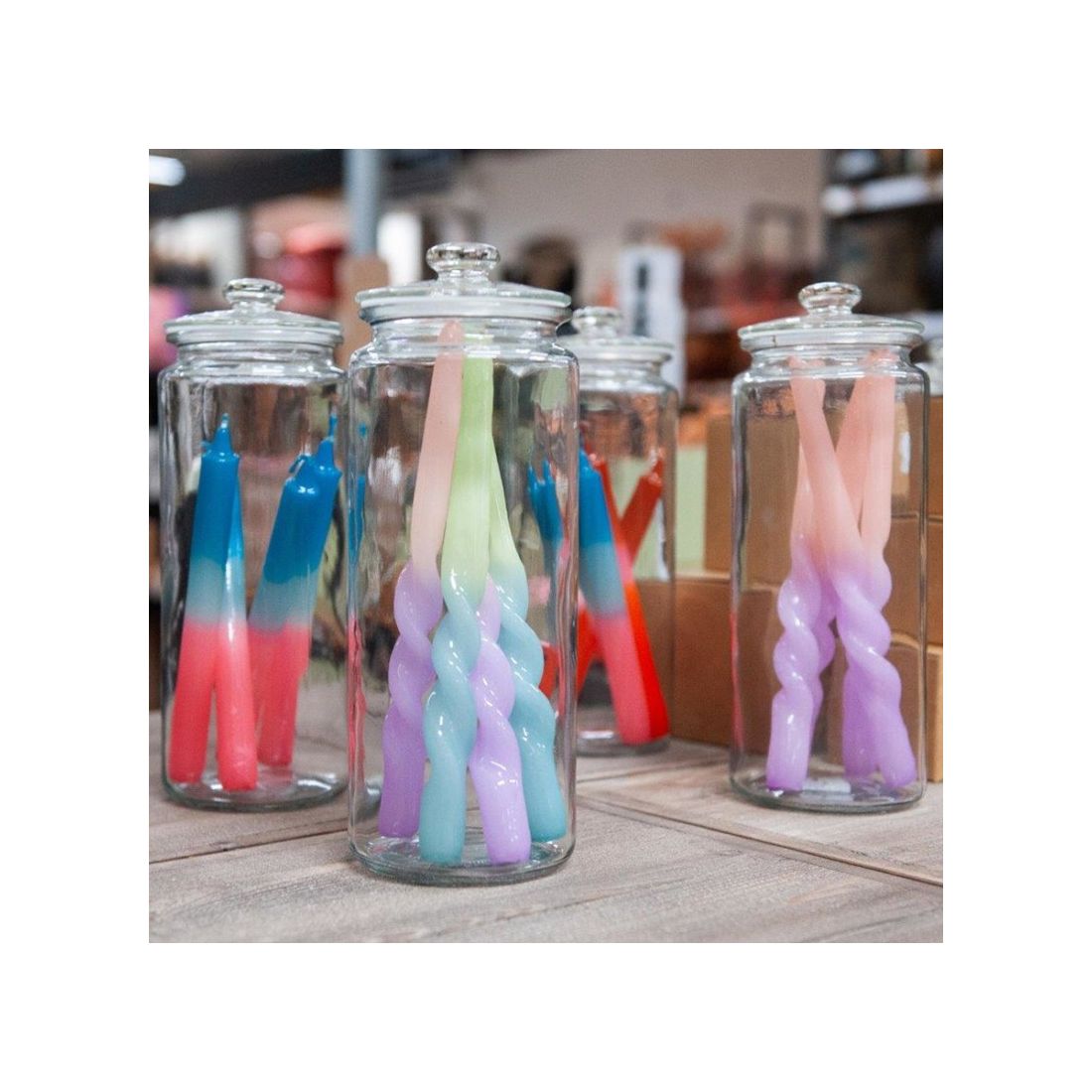 Dinner Candles Dip Dye