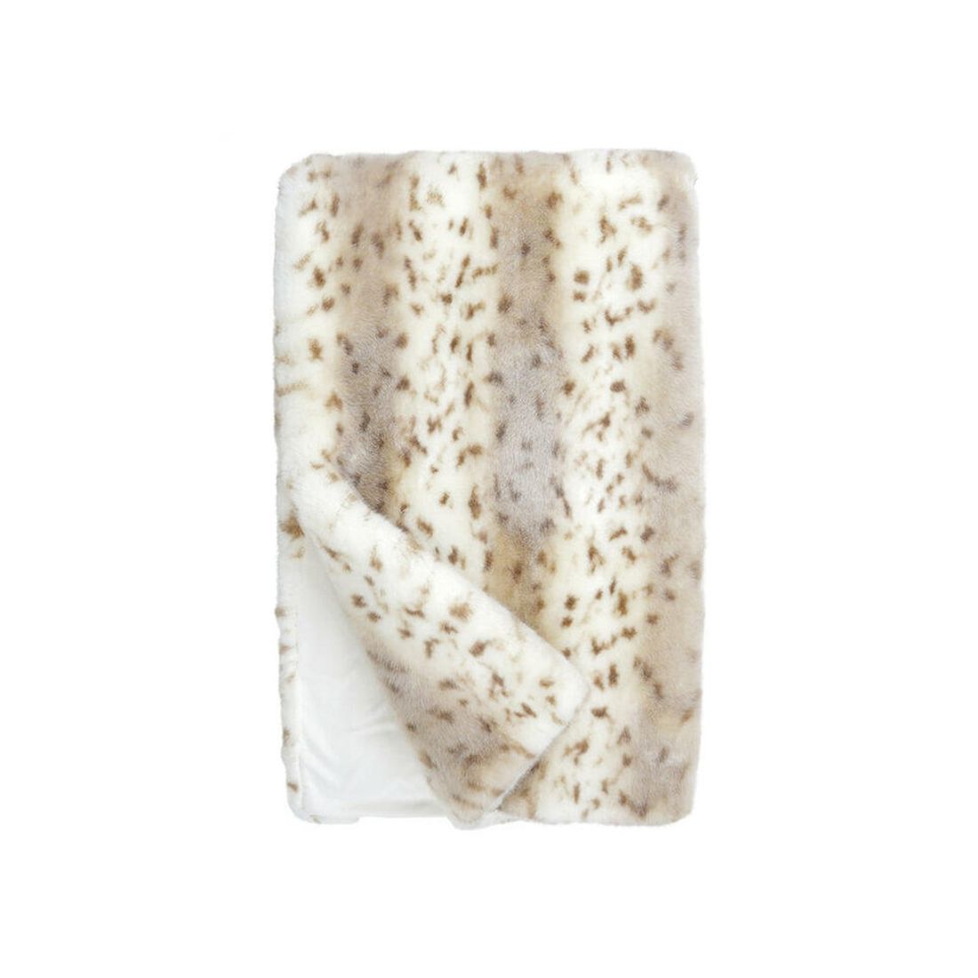 Plaid Imitatiebont Snow Leopard 150x200