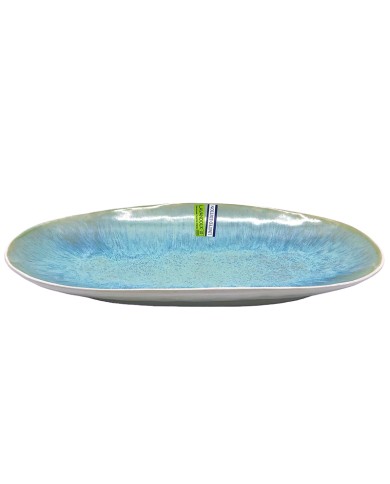 Reactief Glazuur Serveerbord Aqua