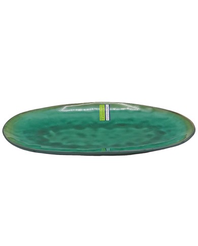 Reactive Glaze Serving Platter Green