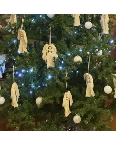 Decoratie Hanger Macramé Engels