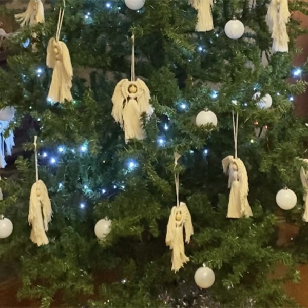 Macramé Angel Ornaments