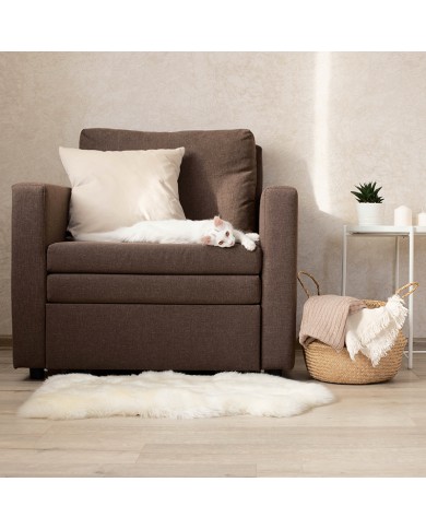 White Faux Sheepskin Rug White Faux Sheepskin Rug