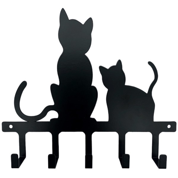 Black Cats Key Rack