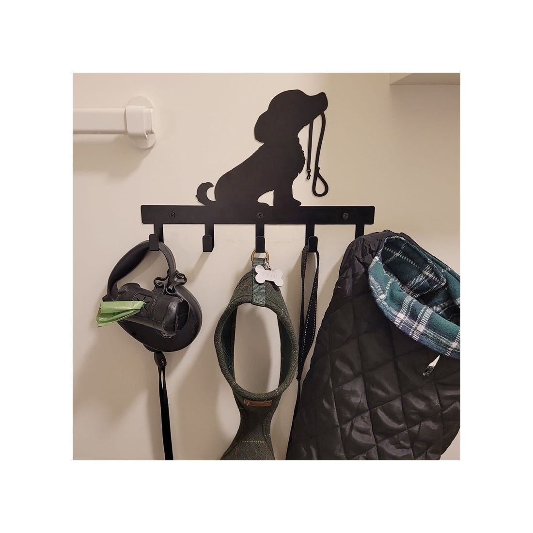 Dog Leash and Key Holder