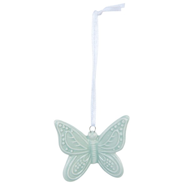 Ceramic Butterfly Hanging Ornament