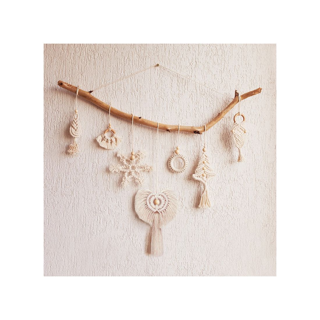 Decoratie Hanger Macramé Engels