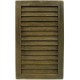 Houten Louvre Shutter Brownwash