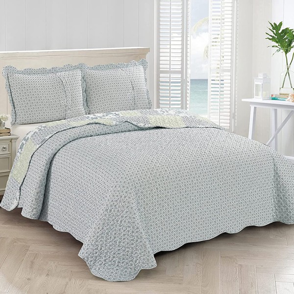 Sea Breeze Bedsprei Blauw