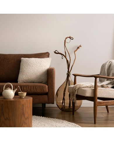 Teddy Bouclé Cushion Ivory 50x50 Teddy Bouclé Cushion Ivory 50x50