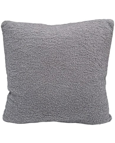 Teddy Bouclé Cushion Grey 50x50